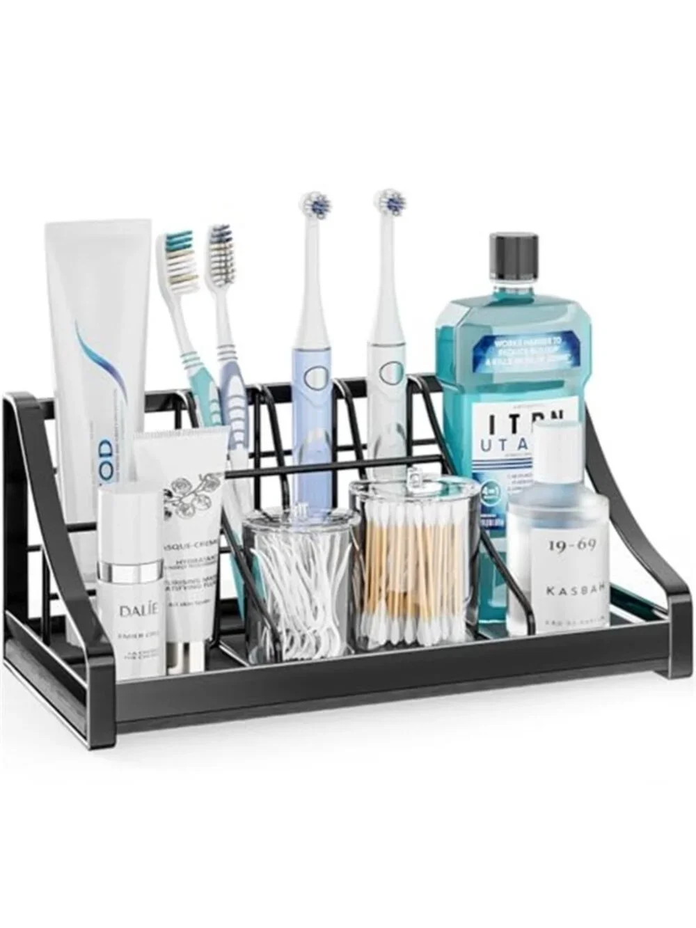Diatomaceous Earth Toothbrush Holder Bathroom Organizer Sink Counter Storage